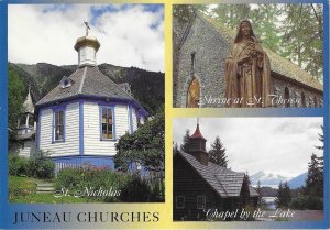 Split View the Churches of Juneau Alaska  4 by 6