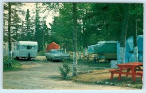 HALIFAX, Nova Scotia, Canada ~ Camping JUNIPER PARK c1960s Roadside Postcard