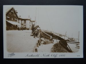 Suffolk 2 x SOUTHWOLD NORTH CLIFF (1) Reproduction Postcards of c1892 by Frith