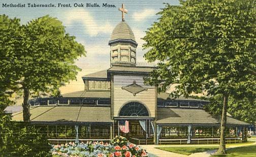 MA - Oak Bluffs, Martha's Vineyard.  Methodist Tabernacle