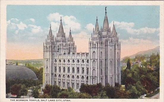 Utah Salt Lake City The Mormon Temple