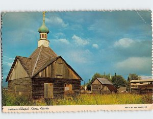 Postcard Russian Chapel, Kenai, Alaska