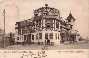 Duesseldorf, Germany - Dusseldorfer Austellung - Cafe zur Schoen Aussicht - 1902