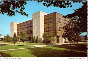 3~4X6 Postcards IN, Indiana  UNIVERSITY OF EVANSVILLE  Theatre~Health~Neu Chapel