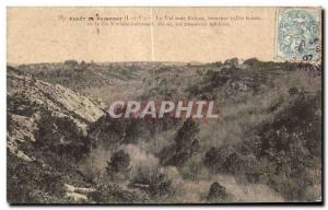 Old Postcard Paimpont Foret De Val Unwrap Huge Vallee Bolsec