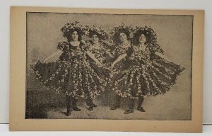 Victorian Women In Costume Photo Print Vintage Postcard C4
