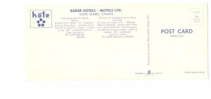 Baker Hotel Gaspe, Quebec, Vintage Advertising Postcard