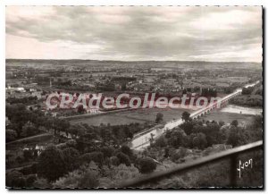 Postcard Modern Agen View Des Coteaux The Garonne and the Canal Bridge