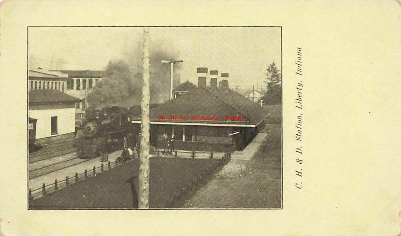 IN, Liberty, Indiana, Cincinnati, Hamilton Dayton Railway Train