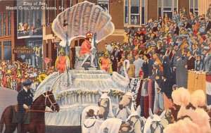 King Rex, Mardi Gras New Orleans, LA USA Parade 1946 