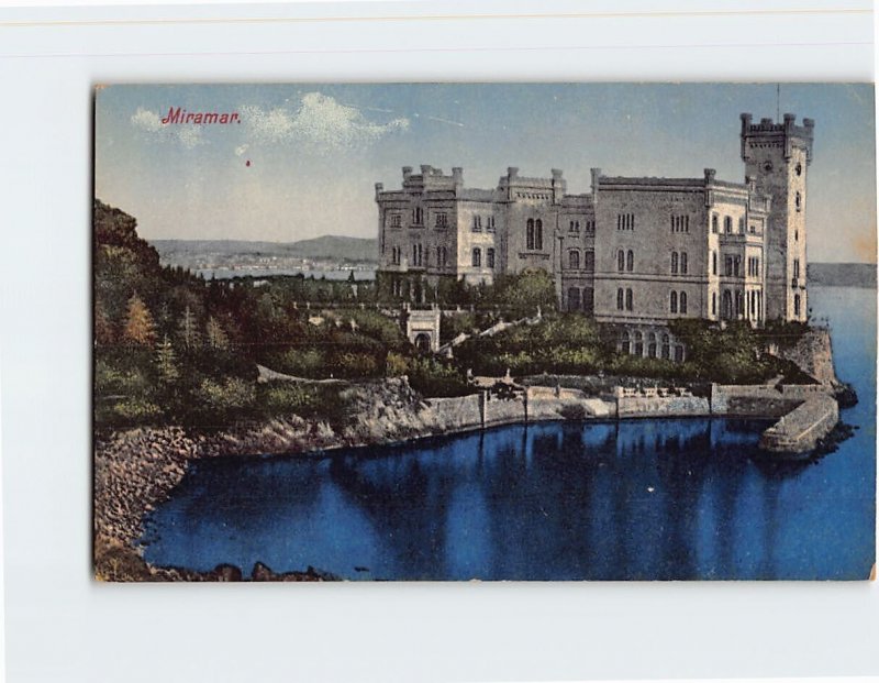 Postcard Miramar, Trieste, Italy