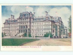 Unused Pre-1907 MILITARY - WAR AND NAY DEPARTMENT BUILDING Washington DC Q1484