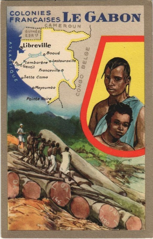 PC COLONIES FRANCAISES LE GABON AFRICA (A23365)