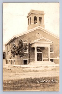 J96/ Rochester Michigan RPPC Postcard c1910 M.E. Church  143