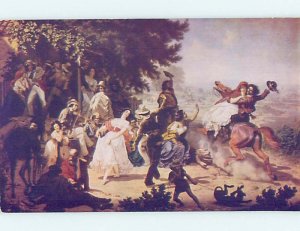 Unused Pre-1980 POSTCARD OF PAINTING AT MUSEUM Sacramento California CA hs9235