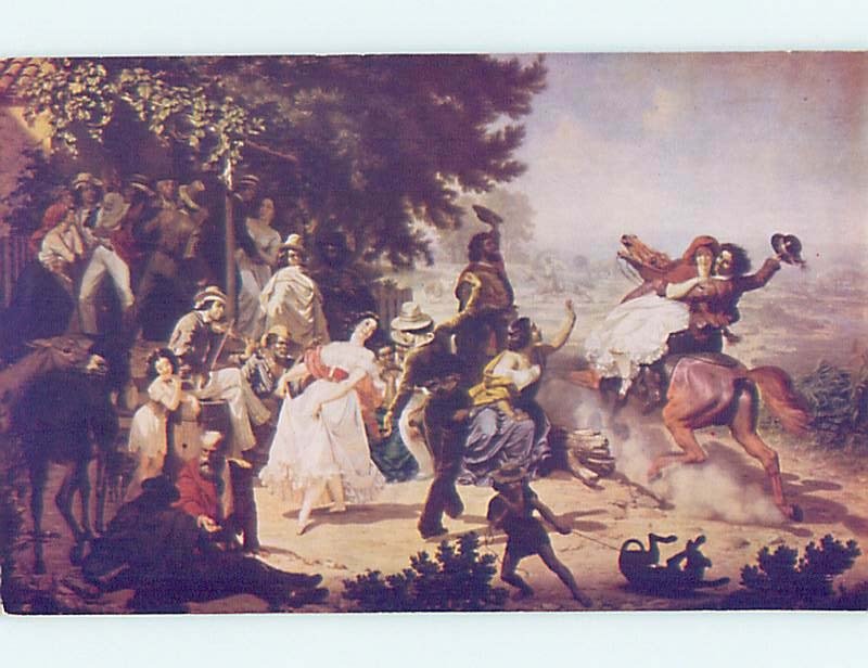 Unused Pre-1980 POSTCARD OF PAINTING AT MUSEUM Sacramento California CA hs9235