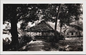 South Africa Native Hut Vintage RPPC C135