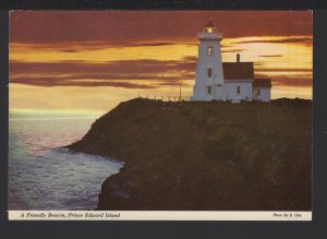 PEI A Friendly Beacon Lighthouse Early Morning Northumberland Strait Cont'l