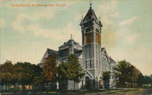 Knox Church at St Thomas, Ontario, Canada - pm 1919 - DB