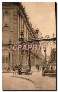 Postcard Nancy Old City with the Golden Gates Hotel City view from the Allian...