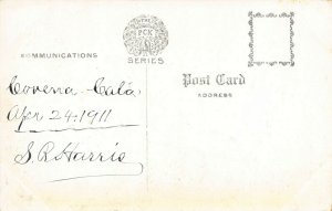 LPC54 Toast Flowers State Flag   California Postcard