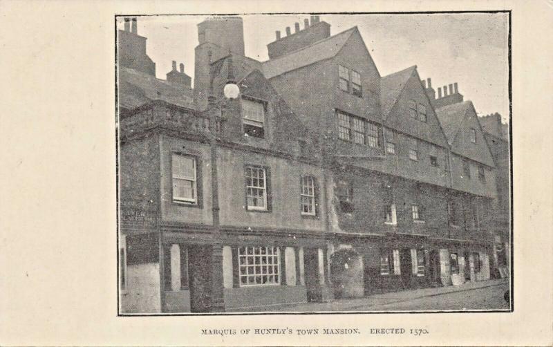 EDINBURGH SCOTLAND UK~MARQUIS MARQUESS HUNTLY'S TOWN MANSION POSTCARD 1900s