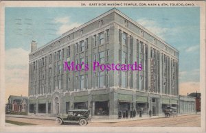 America Postcard - Toledo, Ohio, East Side Masonic Temple  HM462