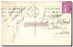 Old Postcard Nice Quai des USA