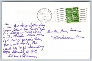 RPPC  1949 Ortman  Hotel  South Dakota    Postcard