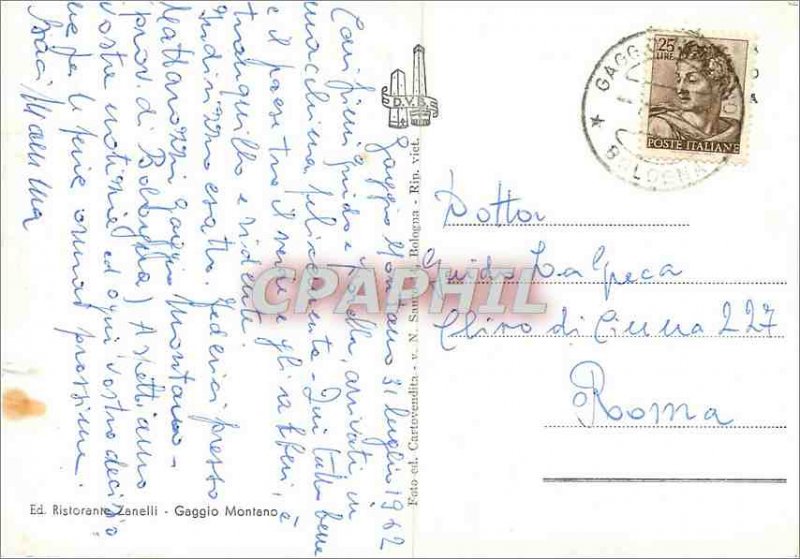 Postcard Modern Gaggio Montano Staz Clim 680 m sm Panorama