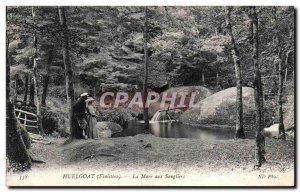 Postcard Old Huelgoat (Finistere) La Mare aux Boars