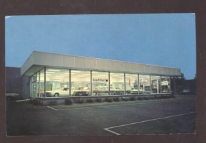 SYRACUSE NEW YORK NY HARVEY STEWART LINCOLN MERCURY CAR DEALER POSTCARD