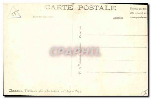 Old Postcard Chamonix Mountaineering Traversee of Plan Praz Clochetons