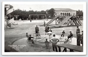 Postcard Fleishhacker Playground Mothers House, San Francisco CA, c1940s  P1