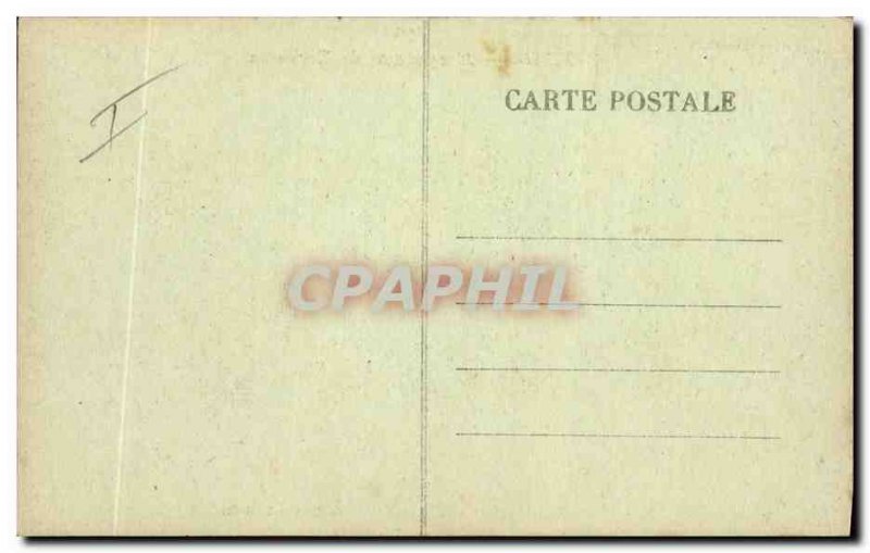 Old Postcard Dolmen Menhir Carnac alignments Kerlescan