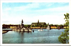 Sweden Stockholm The Nordic Museum Vintage Postcard C085