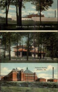 Atlanta GA Prison Multi-View c1910 Postcard