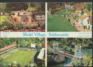 Devon Postcard - Views of Babbacombe Model Village, Nr Torquay  RR31
