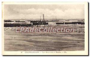 Old Postcard Chatelaillon The Tanks A Molds