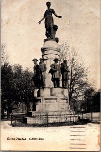 Ohio's Jewels Monument, Civil War Heroes Columbus OH c1910 Vintage Postcard L79