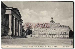 Old Postcard Alencon The Courthouse And I & # 39Hotel Town