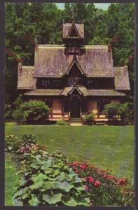  Norway Building,Little Norway,Blue Mounds,WI Postcard 