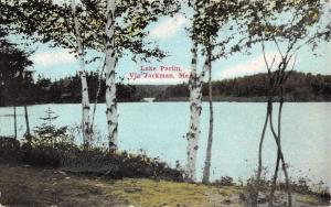 Jackman Maine Lake Parlin Waterfront Antique Postcard K47656