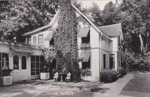 Illinois Geneva Little Traveler Restaurant Real Photo RPPC