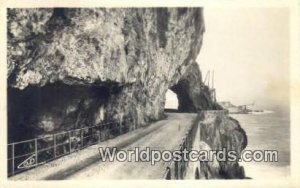 Route de Djidjelli a Bougie Le Pont des Grades Falaises Algeria, Africa, 1948 