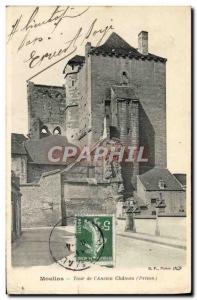 Old Postcard Moulins Prison Tower & # 39ancien castle