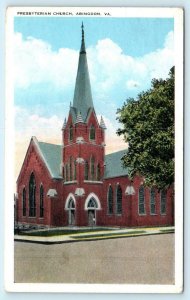 ABINGDON, Virginia VA ~ PRESBYTERIAN CHURCH Washington County c1920s Postcard