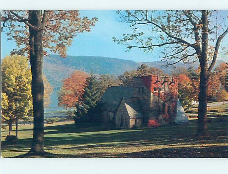 Unused Pre-1980 RESORT SCENE Adirondacks - Silver Bay - Lake George NY c4304