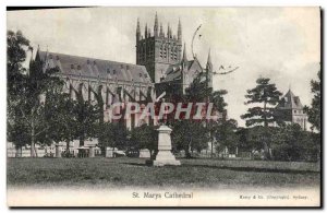 Old Postcard St Marys Cathedral