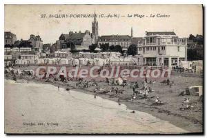 Old Postcard SAINT-QUAY-PORTRIEUX Beach Casino